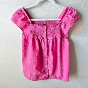 Old navy hot pink women’s blouse. Size small